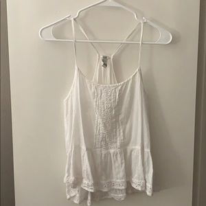 Forever 21 white pleated cami
